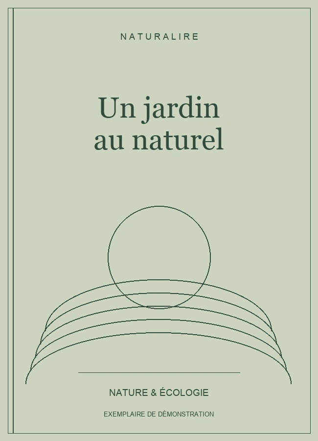Couverture de démonstration : Un jardin au naturel