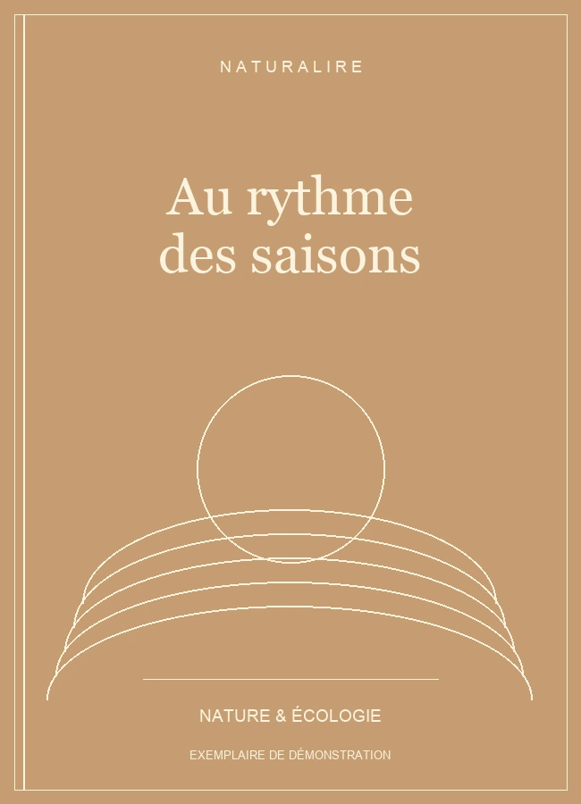 Couverture de démonstration : Au rythme des saisons