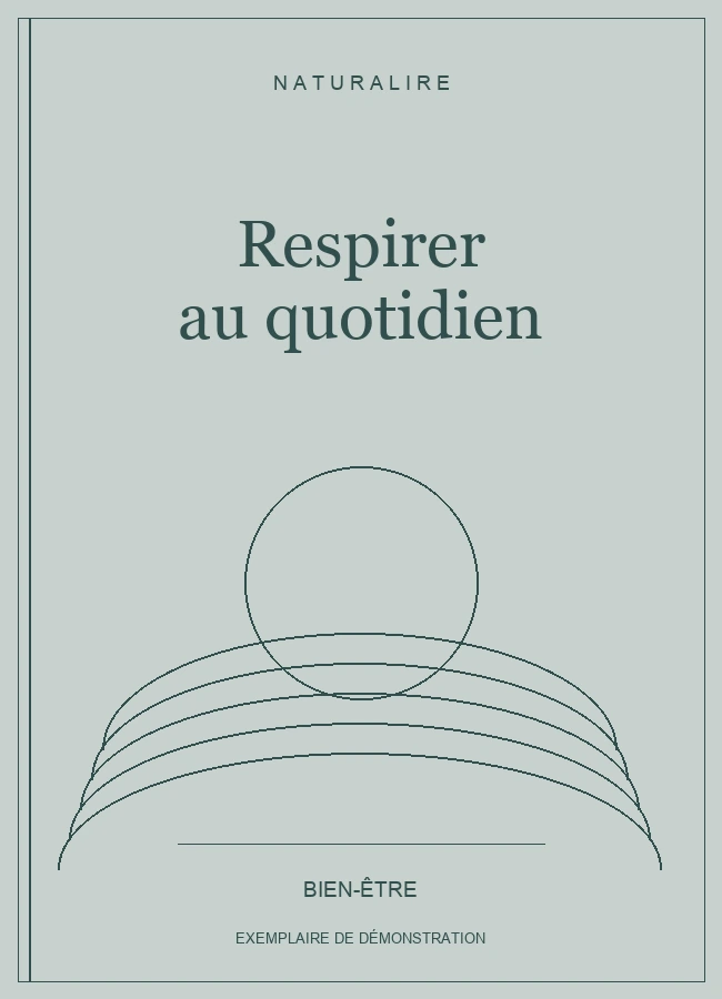 Couverture de démonstration : Respirer au quotidien